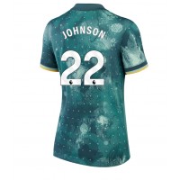 Camiseta Tottenham Hotspur Brennan Johnson #22 Tercera Equipación para mujer 2024-25 manga corta